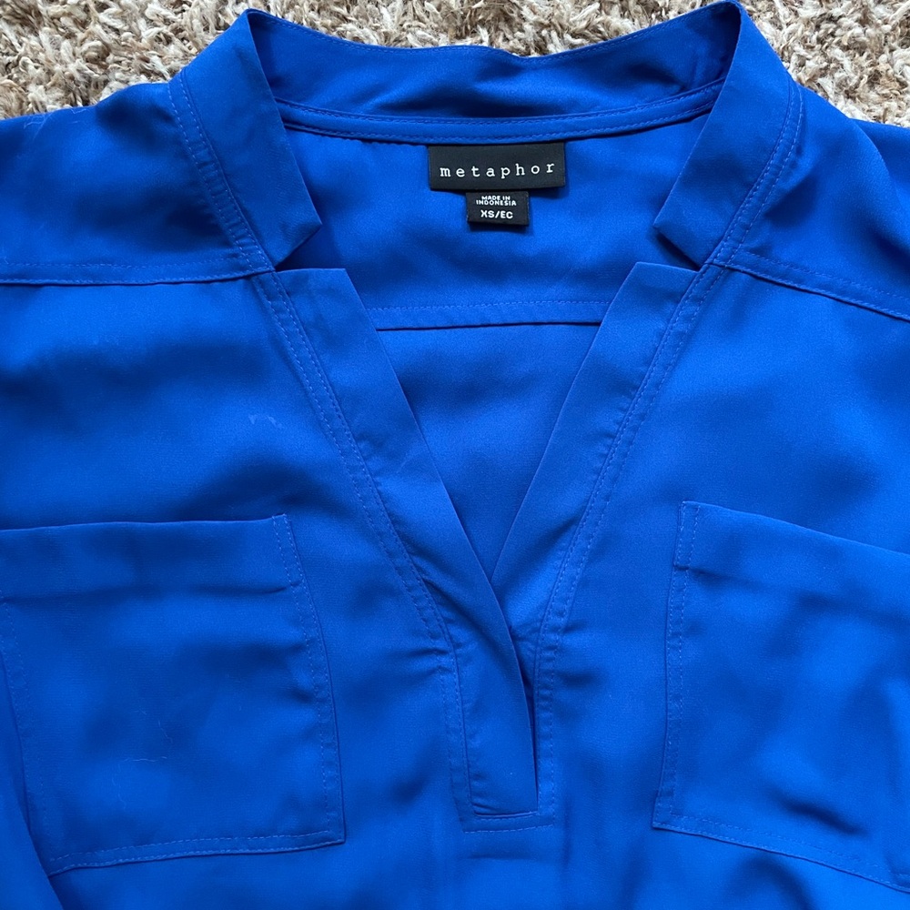 Metaphor Cobalt Blue Top